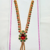 Ganpati Haar Stone Red Green