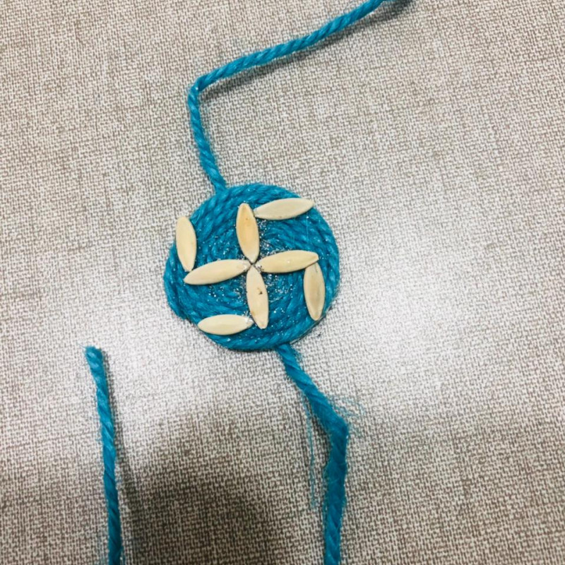 Eco Friendly Rakhi With Plantable Seed - Cucumber