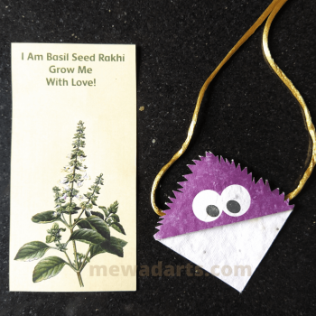Eco friendly Basil seed rakhi(cartoon)