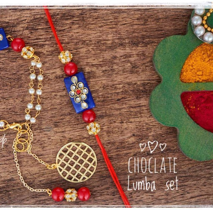 Chochlate lumba Set With Latkan
