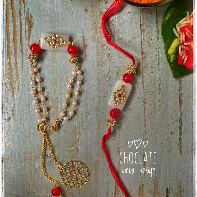 Chochlate lumba Set With Latkan