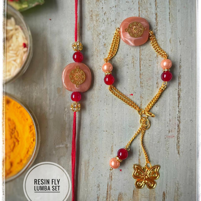 Resin Fly lumba Set With Latkan