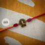  Ganpati ideal rakhi with Pearl