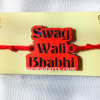 Swag Wali Bhabhi Wordings MDF Rakhi