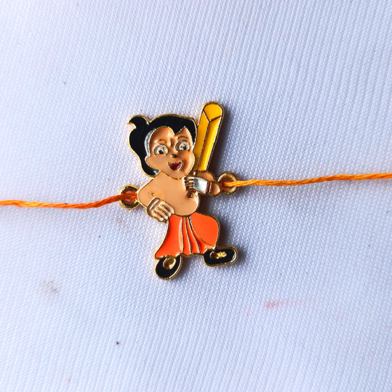 Chota Bheem with bat Rakhi