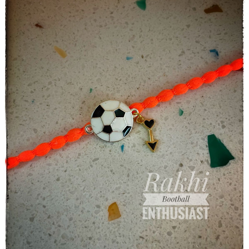 Football-Themed Rakhi for Passionate Young Fans