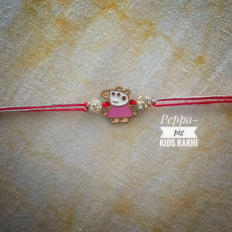Peppa Pig Cartoon Rakhi Peppa Pig Cartoon Rakhi