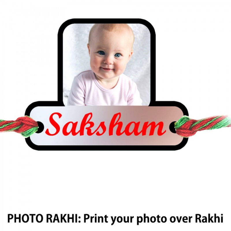 Customized Rakhi With Photo And Name