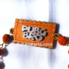 PubG Bro MDF Silver Text Rakhi With Rudraksh Baeds PubG Bro MDF Silver Text Rakhi With Rudraksh Baeds