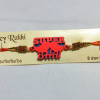 Super Bhai Moustache Single Color English Text Rakhi