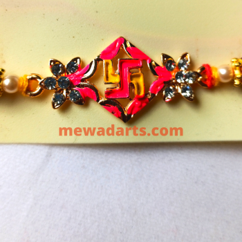 Multi-Color Swastik Rakhi Multi-Color Swastik Rakhi