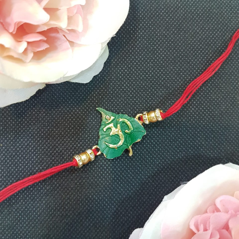 Om Leaf Rakhi Om Leaf Rakhi