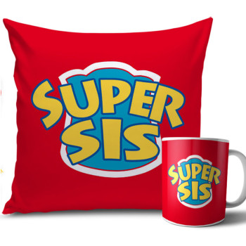 Red Colour Rakhi Cushion and Mug Combo 12 X 12 Inches Red Colour Rakhi Cushion and Mug Combo 12 X 12 Inches