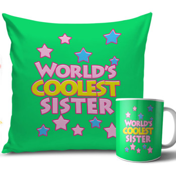 Spring Green Colour Rakhi Cushion and Mug Combo 12 X 12 Inches Spring Green Colour Rakhi Cushion and Mug Combo 12 X 12 Inches