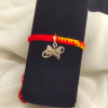 Silver Rakhi Damru