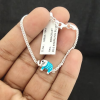 Silver Rakhi Elephant