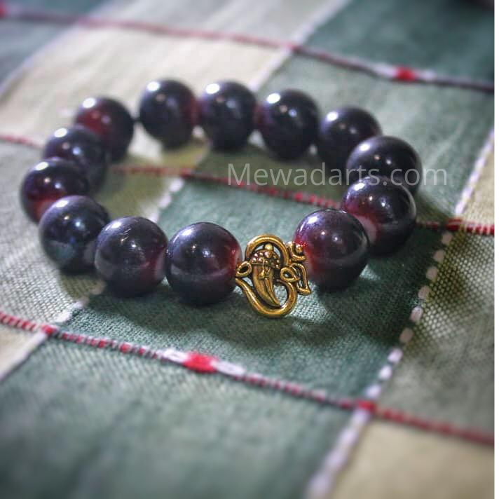 Hand Bracelet With Ganpati Statue Design Gift For Him