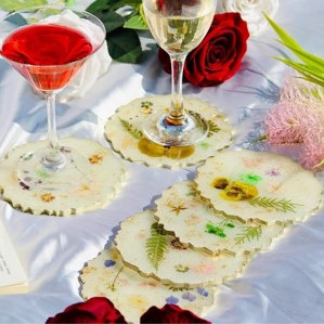 Resin Luxury Coasters Set ( Set Of 2 )