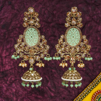 Minakri Earring Pista Green Color Minakri Earring Pista Green Color